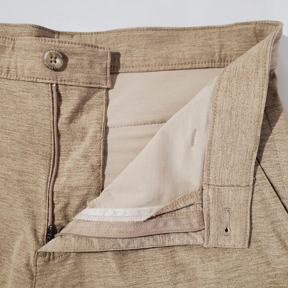 Eddie Bauer Travex Hiking Shorts Mens 33 Travel Guide Tan Hybrid UPF 50+ Trail - Picture 6 of 9